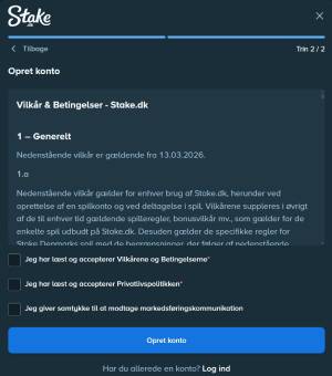 Stake login
